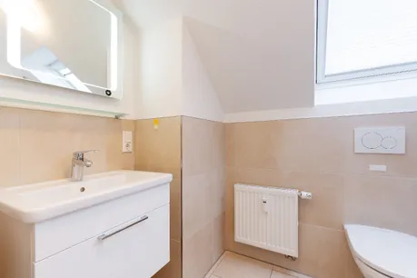 Badbereich im Dachgeschoss