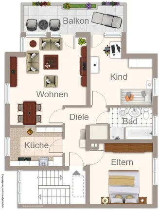 Grundriss Obergeschoss