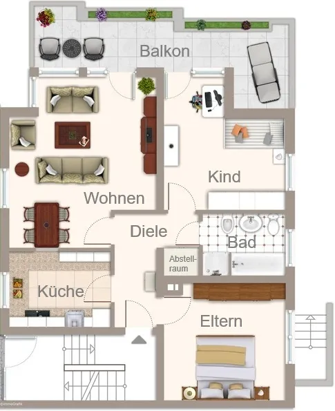 Grundriss Erdgeschoss