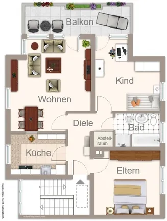 Grundriss Obergeschoss