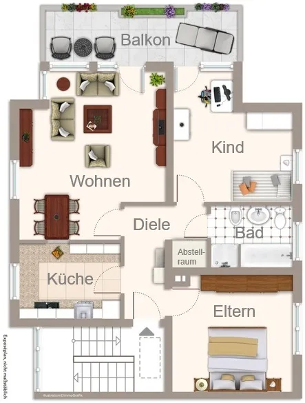 Grundriss Obergeschoss