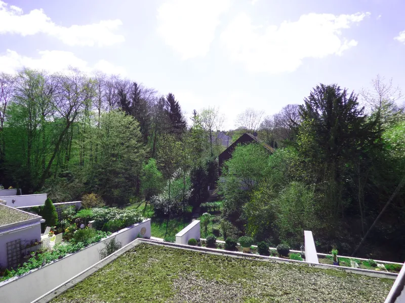 Ihr Blick von der Terrasse ins Grüne