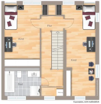 Grundriss Obergeschoss