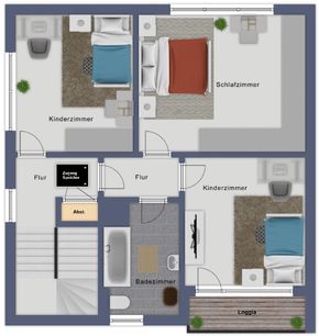 Grundriss Obergeschoss