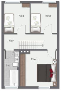 Grundriss Obergeschoss