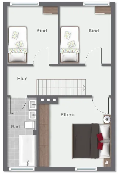 Grundriss Obergeschoss