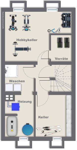 Grundriss Kellergeschoss