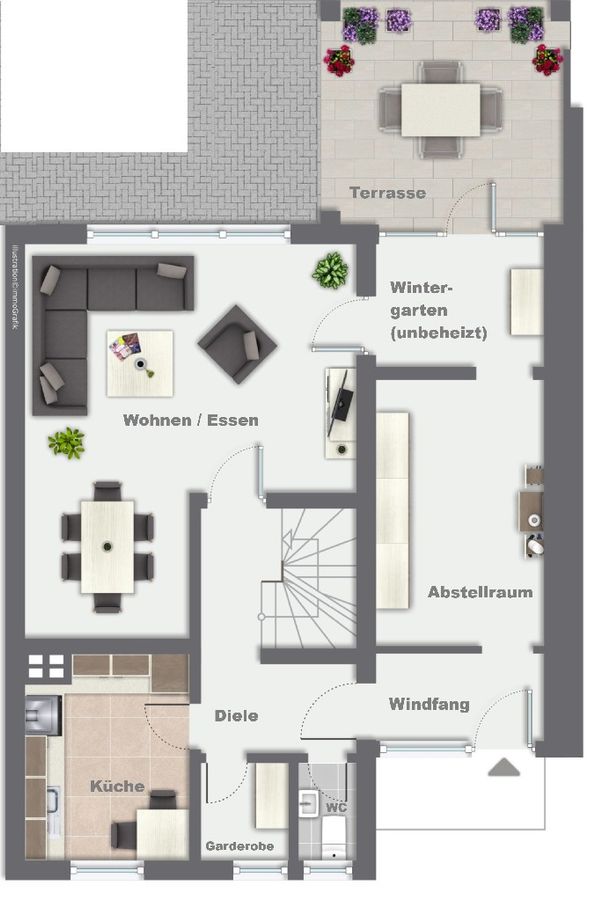 Grundriss Erdgeschoss