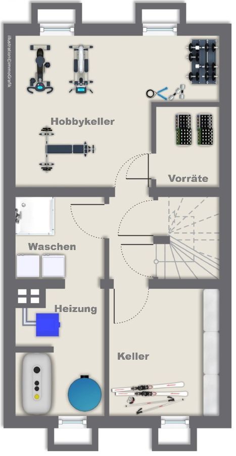 Grundriss Kellergeschoss