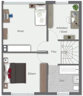 Grundriss Obergeschoss