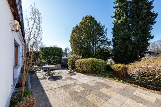 Terrasse am Wohnbereich