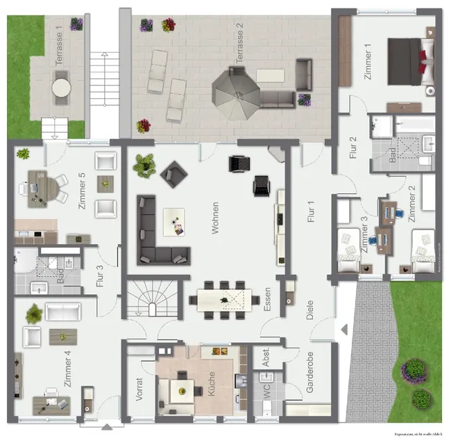 Grundriss Erdgeschoss