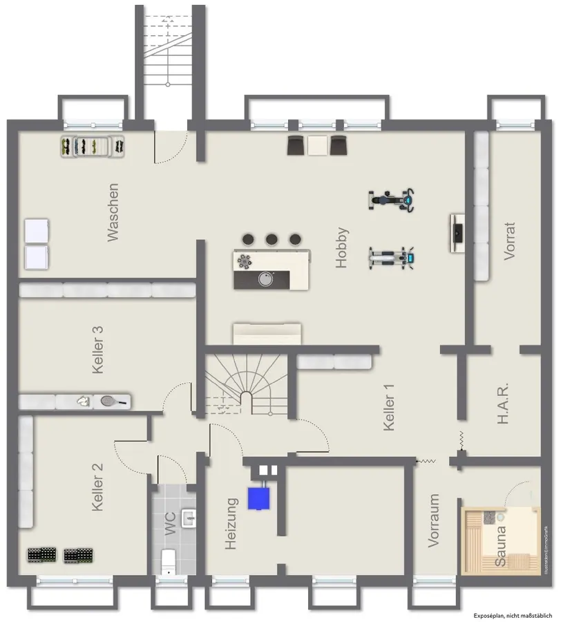 Grundriss Kellergeschoss