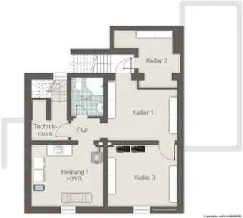 Grundriss Kellergeschoss