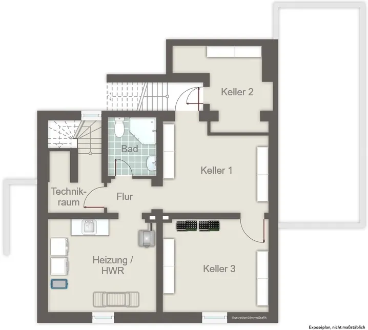 Grundriss Kellergeschoss
