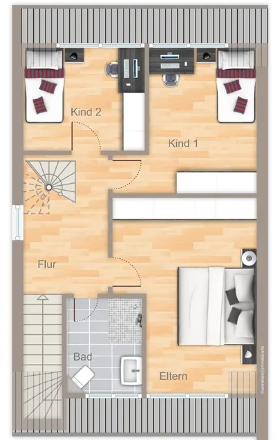 Grundriss Dachgeschoss