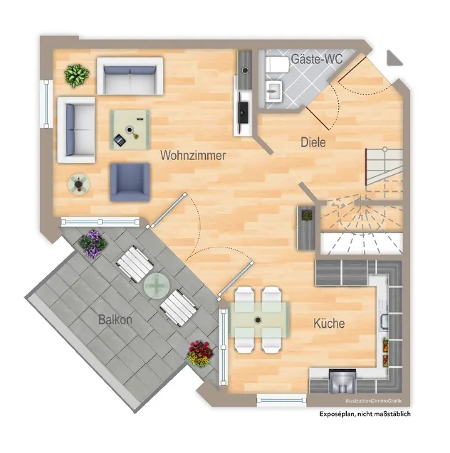 Grundriss Obergeschoss