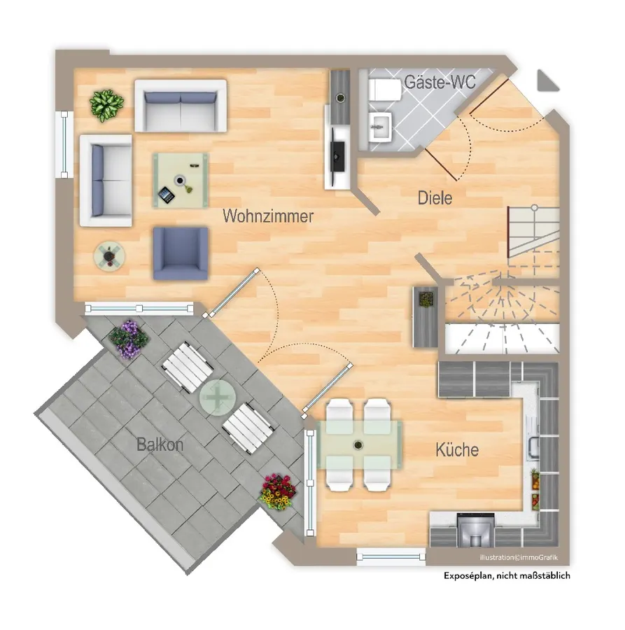 Grundriss Obergeschoss