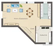 Grundriss Gartengeschoss