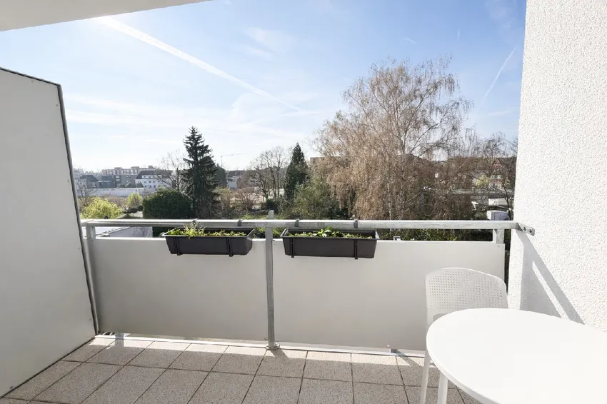 Loggia in Westausrichtung