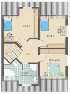 Grundriss Dachgeschoss