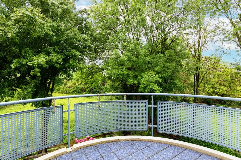 Balkon in Westausrichtung