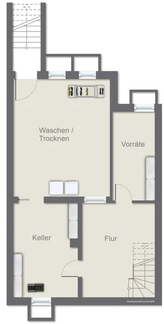 Grundriss Kellergeschoss