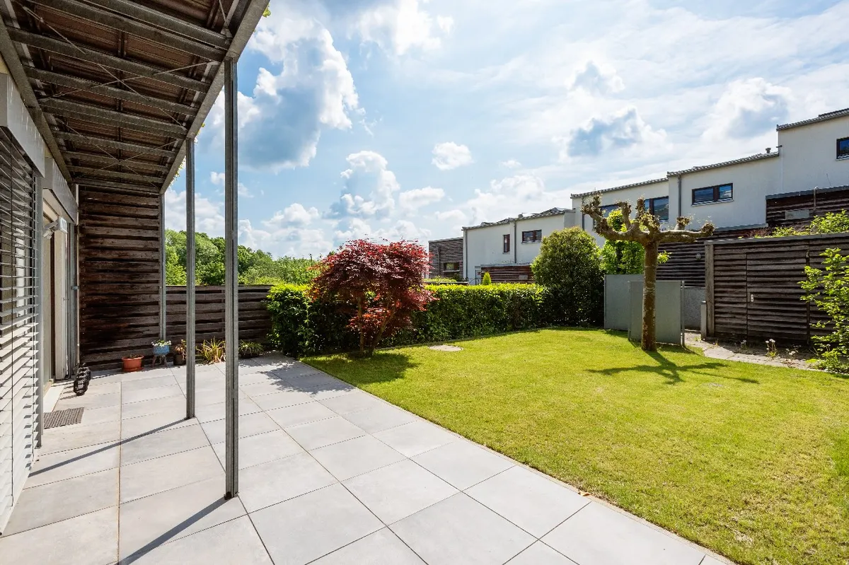 Terrasse am Wohnbereich