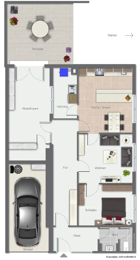 Bungalow EG (unbewohnt)