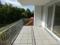 überdachter Balkon