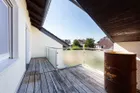 Balkon an den Schlafräumen