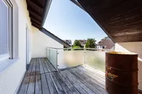 Balkon an den Schlafräumen