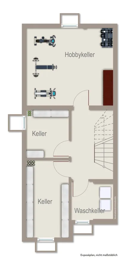 Grundriss Keller