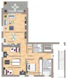Visualisierter Grundriss