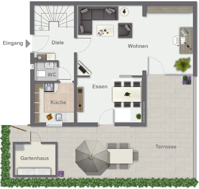 Grundriss Erdgeschoss