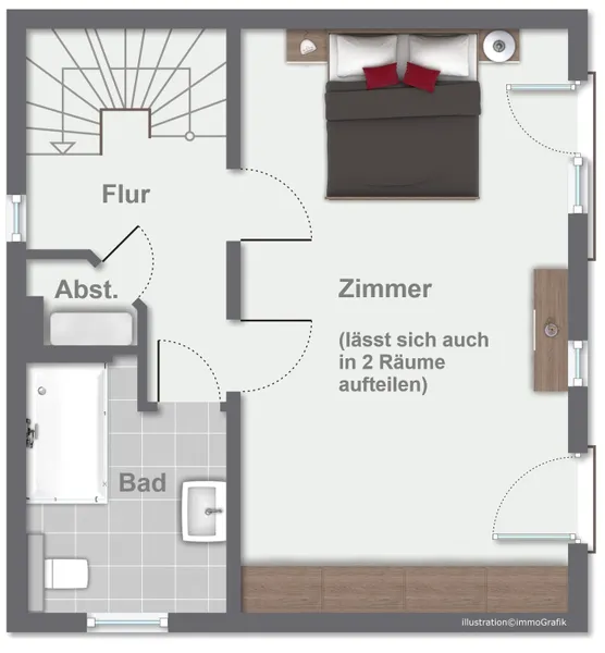 Grundriss Obergeschoss