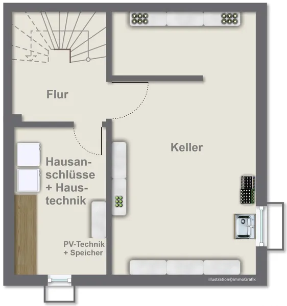 Grundriss Kellergeschoss