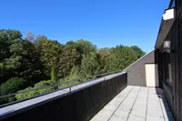 Dachloggia mit Blick ins Grüne