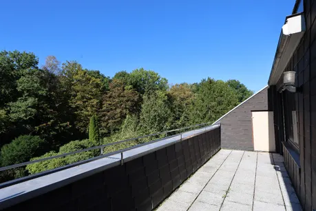 Dachloggia mit Blick ins Grüne