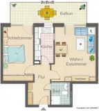 Grundriss Wohnung