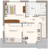 Grundriss Obergeschoss