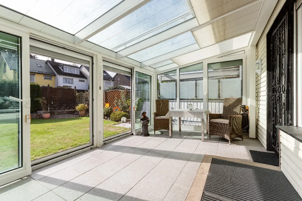 überdachte Terrasse