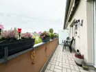 Balkon mit Markise