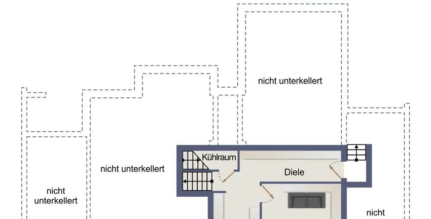 Grundriss Souterain