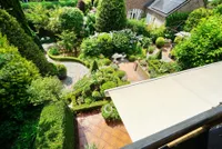 Blick vom Balkon