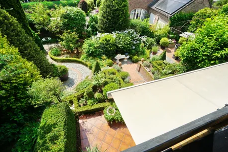 Blick vom Balkon