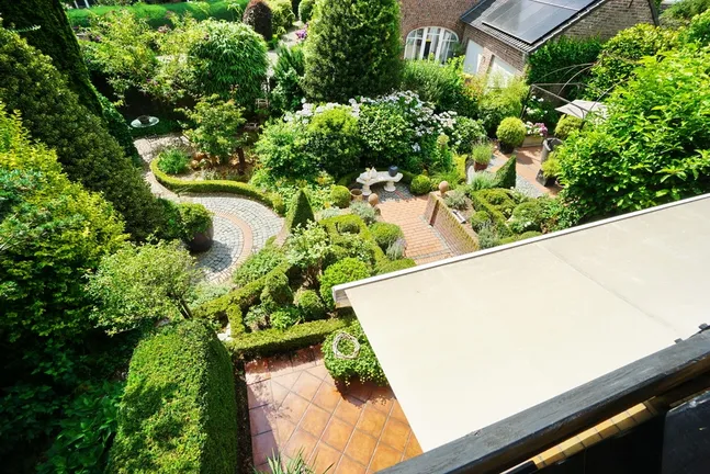 Blick vom Balkon