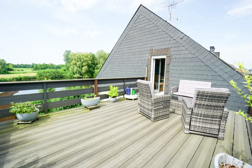 Dachterrasse mit Blick ...