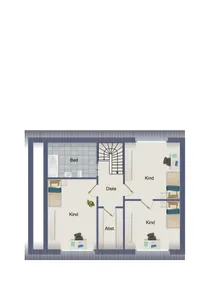 Grundriss DG Vorderhaus
