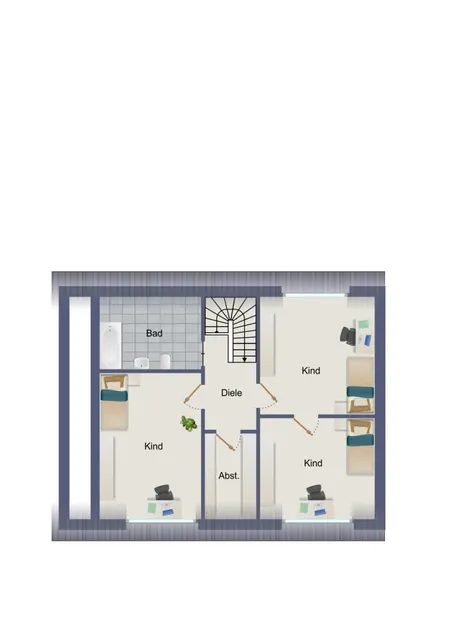 Grundriss DG Vorderhaus